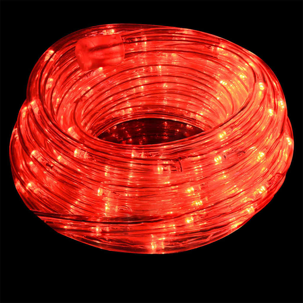 Luce a corda con 2400 LED Rosso 100 m PVC