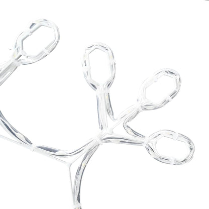 Fiocco di Neve di Natale Bianco caldo 44,5 x 38 cm PVC | homemem39