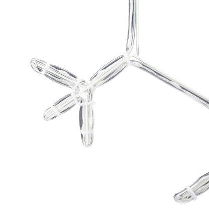Fiocco di Neve di Natale Bianco caldo 44,5 x 38 cm PVC | homemem39