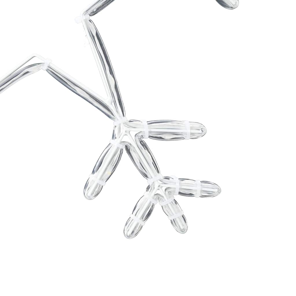 Fiocco di Neve di Natale Bianco caldo 44,5 x 38 cm PVC | homemem39