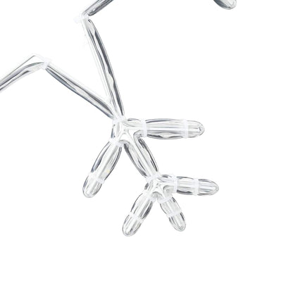 Fiocco di Neve di Natale Bianco caldo 44,5 x 38 cm PVC | homemem39