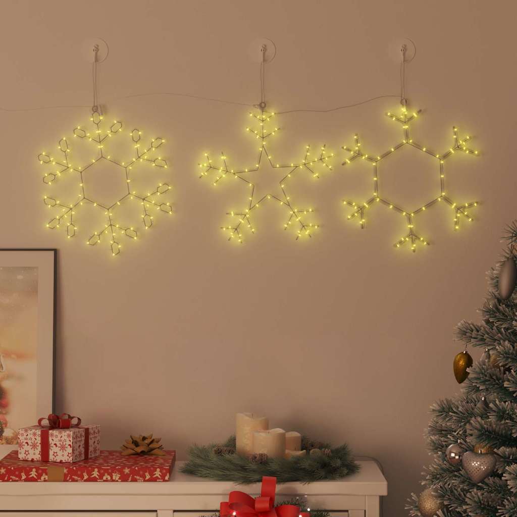 Fiocco di Neve di Natale Bianco caldo 44,5 x 38 cm PVC | homemem39
