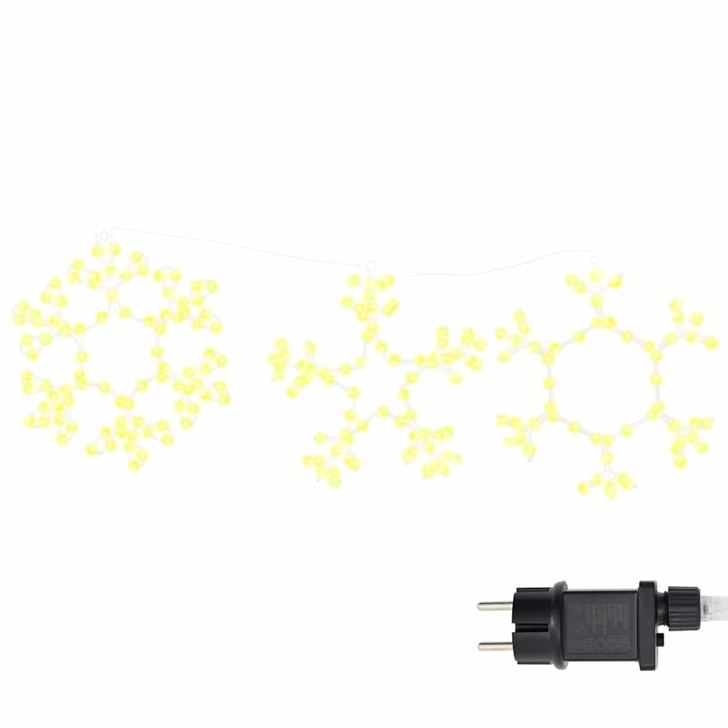 Fiocco di Neve di Natale Bianco caldo 44,5 x 38 cm PVC | homemem39