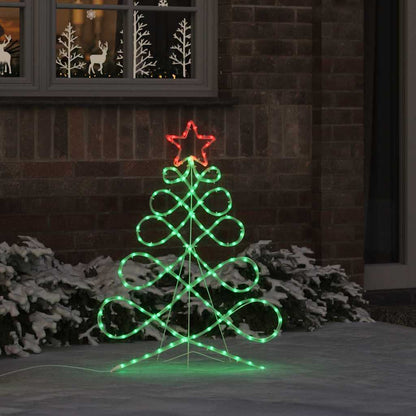 Luci a forma di albero di Natale Multicolore 78 x 58 cm PVC | homemem39