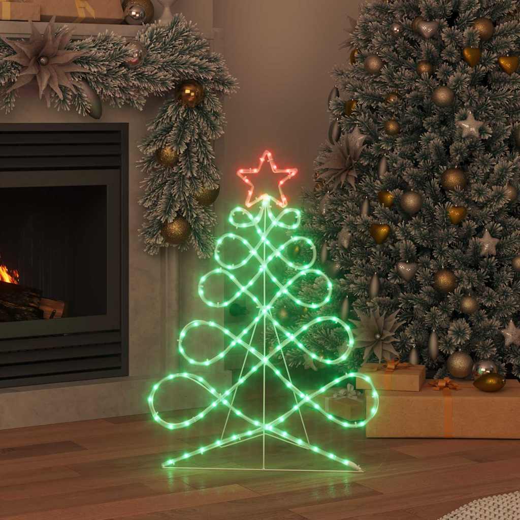 Luci a forma di albero di Natale Multicolore 78 x 58 cm PVC | homemem39