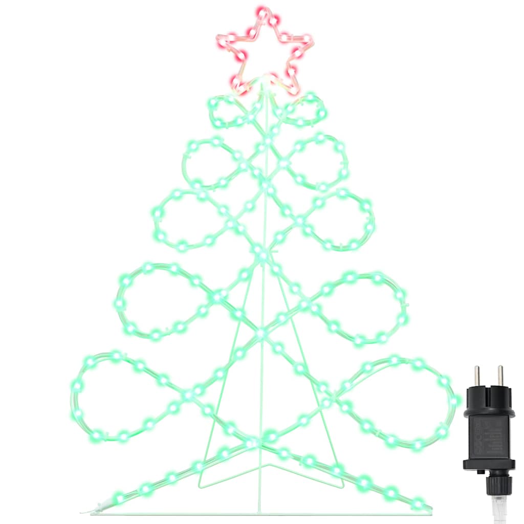 Luci a forma di albero di Natale Multicolore 78 x 58 cm PVC | homemem39