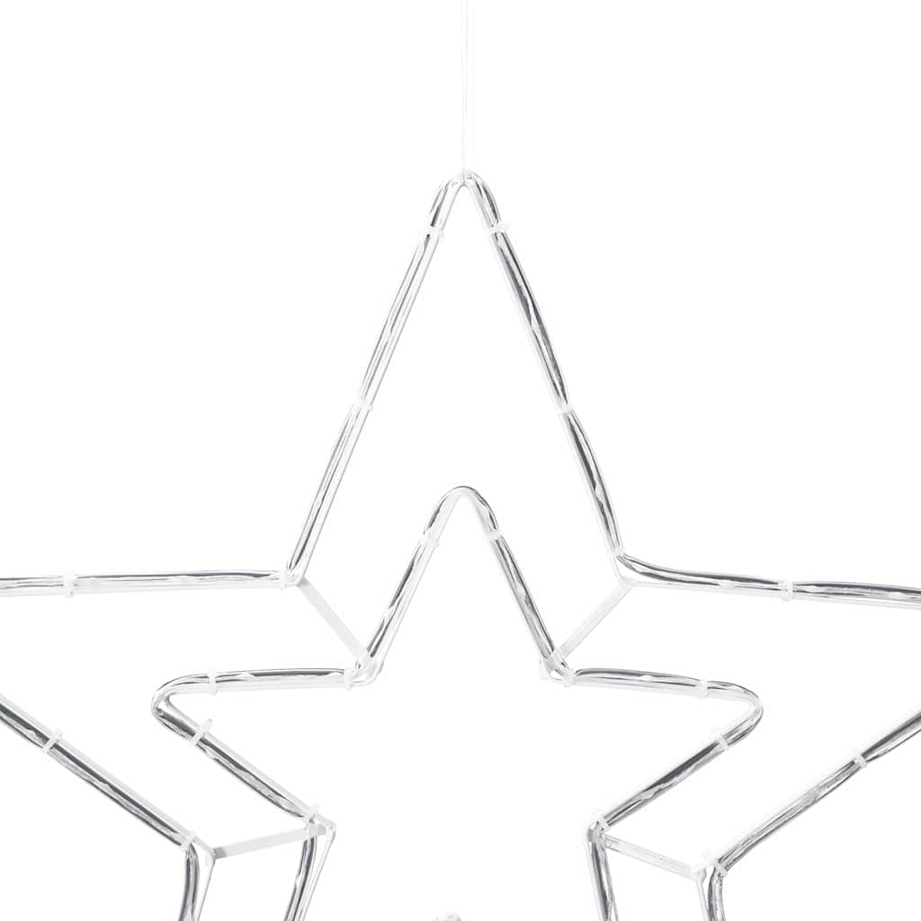 Stella di Natale Bianco Freddo 51,5 x 50 x 0,65 cm Ferro | homemem39