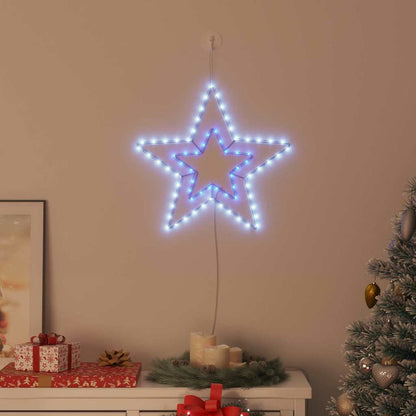 Stella di Natale Bianco Freddo 51,5 x 50 x 0,65 cm Ferro | homemem39