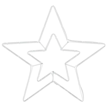 Stella di Natale Bianco Freddo 51,5 x 50 x 0,65 cm Ferro | homemem39