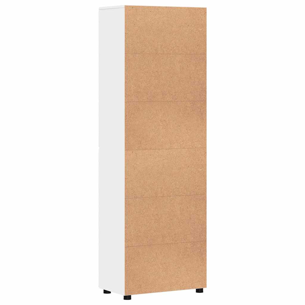 Credenza FLORIN Bianco 60 x 35 x 182 cm Legno multistrato