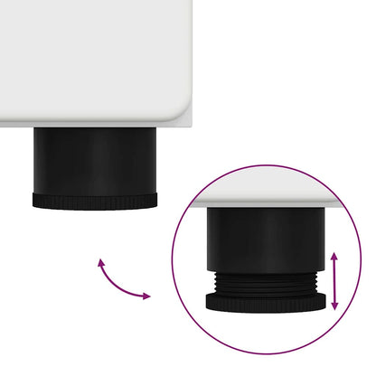 Credenza con porta Bianco 60 x 35 x 182 cm Legno multistrato