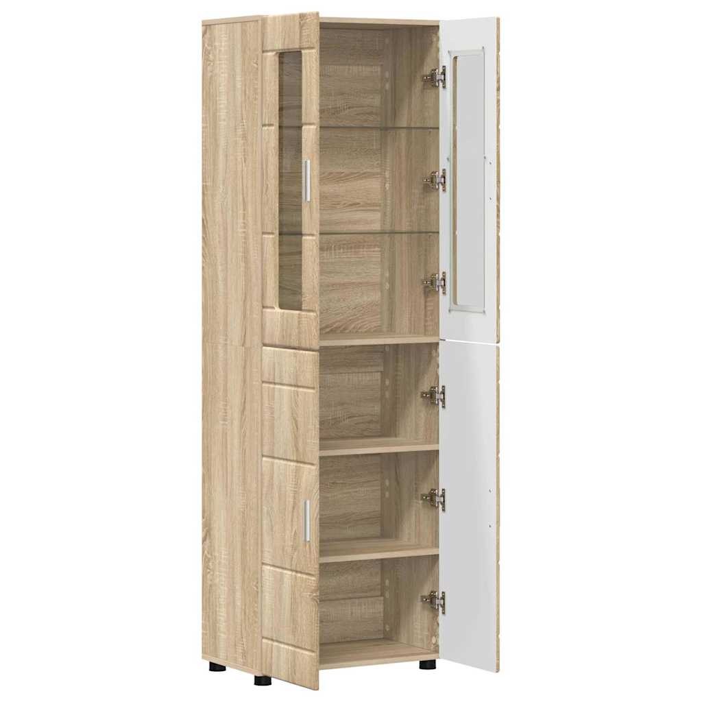 Credenza con lo scaffale FLORIN Rovere Sonoma 60 x 35 x 182 cm