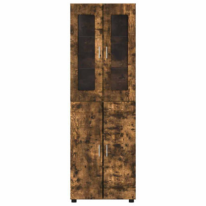 Credenza Rovere fumé 60 x 35 x 182 cm Legno multistrato