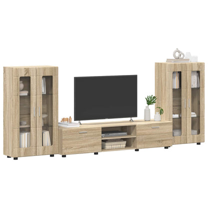 Set mobile TV FLORIN 3 pcs Rovere Sonoma Legno multistrato