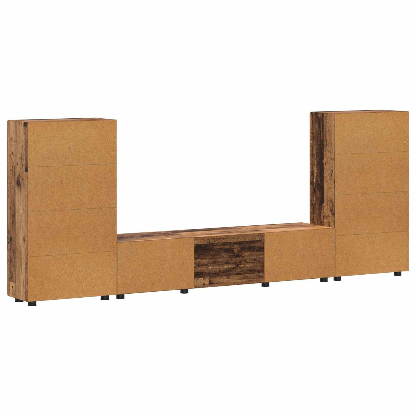Set mobile TV FLORIN 3 pcs Legno vecchio Legno ingegnerizzato