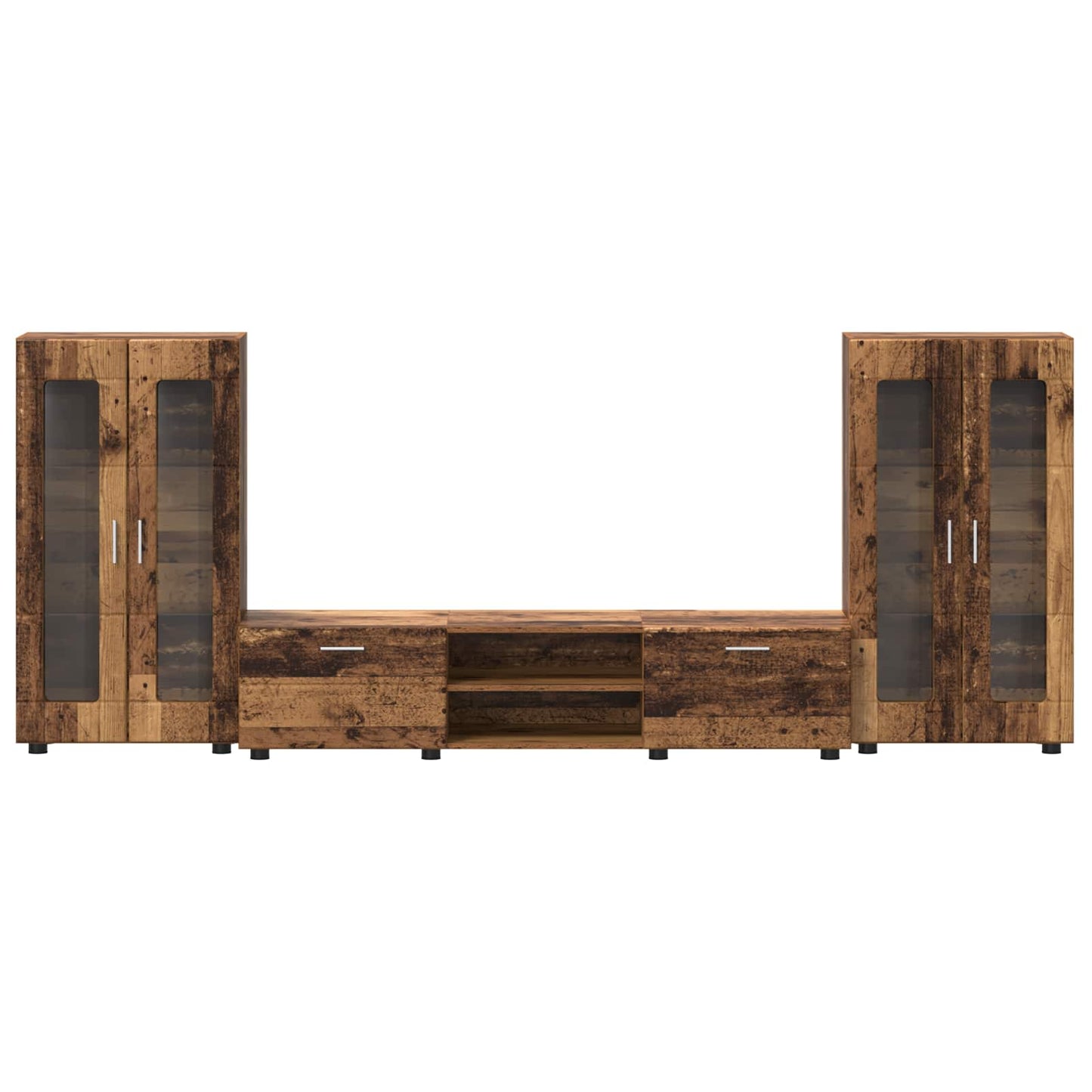 Set mobile TV FLORIN 3 pcs Legno vecchio Legno multistrato | homemem39
