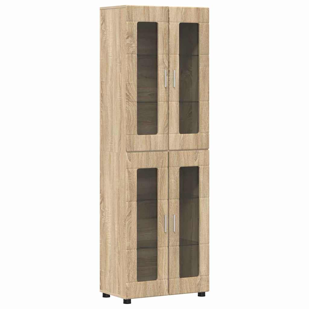 Set mobile TV FLORIN 3 pcs Rovere Sonoma Legno multistrato