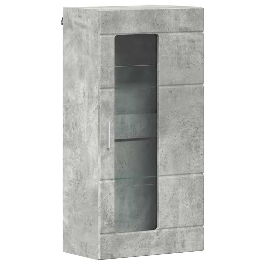 Set mobile TV FLORIN 3 pcs Grigio cemento Legno multistrato