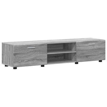 Set mobile TV con cassetto Grigio Sonoma Legno multistrato