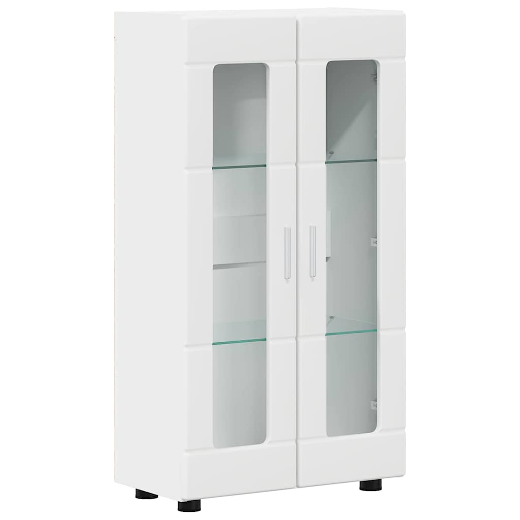Set mobile TV con porta FLORIN 3 pcs Bianco Legno multistrato