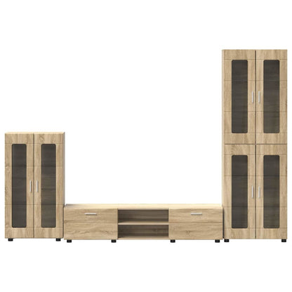 Set mobile TV FLORIN 3 pcs Rovere Sonoma Legno multistrato
