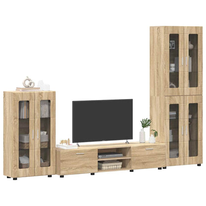 Set mobile TV FLORIN 3 pcs Rovere Sonoma Legno multistrato