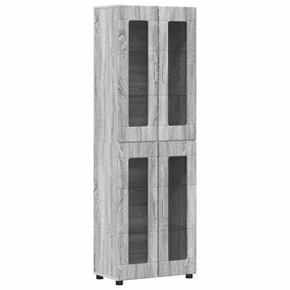 Set mobile TV FLORIN 3 pcs Grigio Sonoma Legno multistrato