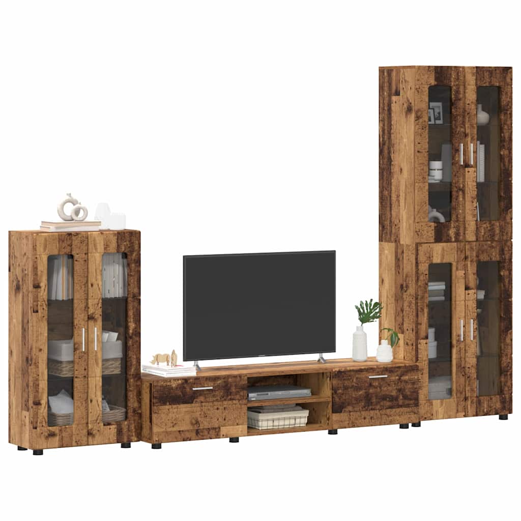 Set mobile TV FLORIN 3 pcs Legno vecchio Legno multistrato