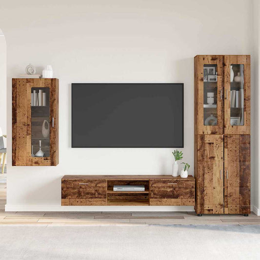 Set mobile TV FLORIN 3 pcs Legno vecchio Legno multistrato