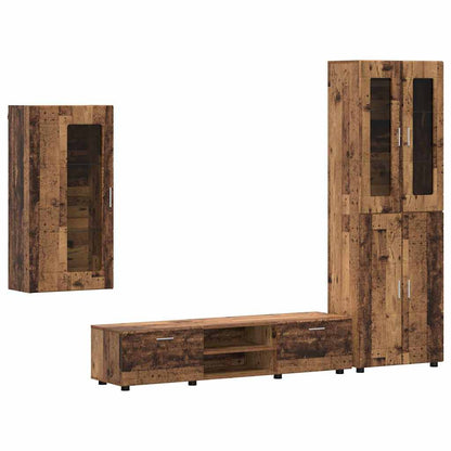 Set mobile TV FLORIN 3 pcs Legno vecchio Legno multistrato