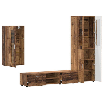 Set mobile TV FLORIN 3 pcs Legno vecchio Legno multistrato