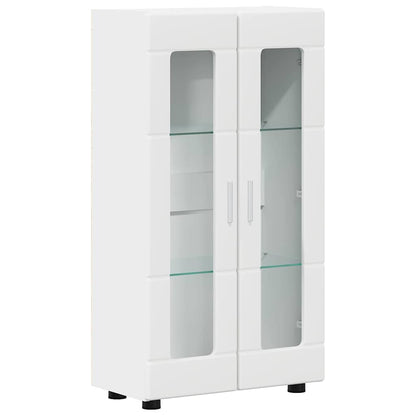 Set mobile TV con porta FLORIN 3 pcs Bianco Legno multistrato