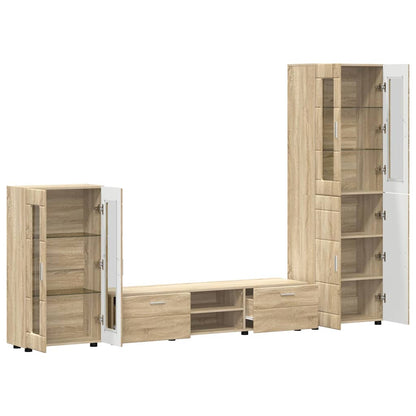 Set mobile TV FLORIN 3 pcs Rovere Sonoma Legno multistrato
