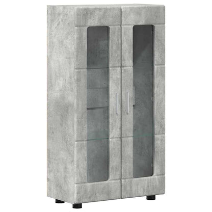 Set mobile TV FLORIN 3 pcs Grigio cemento Legno multistrato | homemem39
