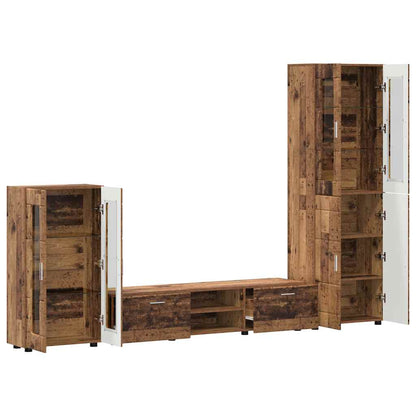 Set mobile TV FLORIN 3 pcs Legno vecchio Legno multistrato