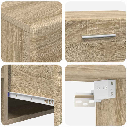 Set mobile TV FLORIN 3 pcs Rovere Sonoma Legno multistrato | homemem39