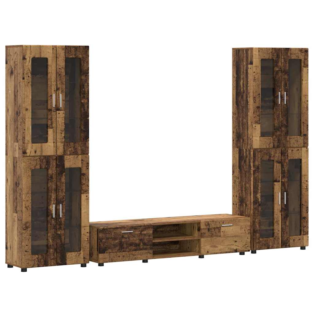 Set mobile TV FLORIN 3 pcs Legno vecchio Legno multistrato