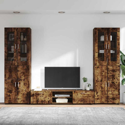 Set mobile TV FLORIN 3 pcs Rovere fumé Legno multistrato | homemem39