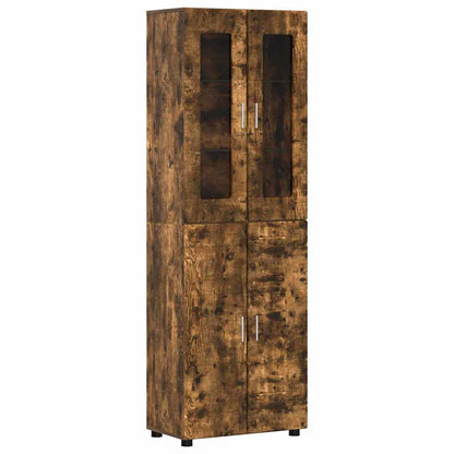 Set mobile TV FLORIN 3 pcs Rovere fumé Legno multistrato