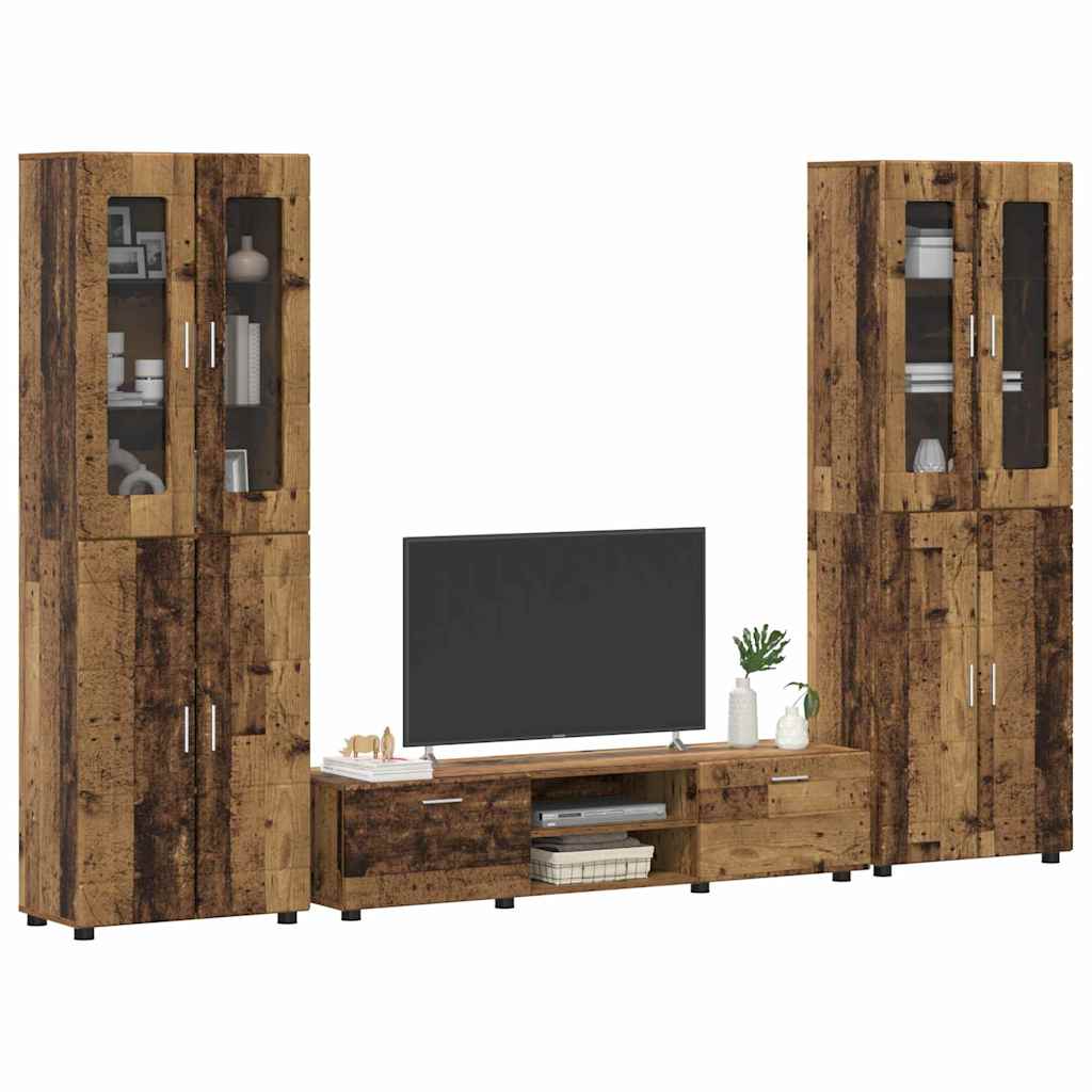 Set mobile TV FLORIN 3 pcs Legno vecchio Legno multistrato