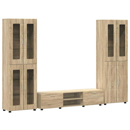 Set mobile TV FLORIN 3 pcs Rovere Sonoma Legno multistrato