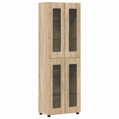 Set mobile TV FLORIN 3 pcs Rovere Sonoma Legno multistrato | homemem39
