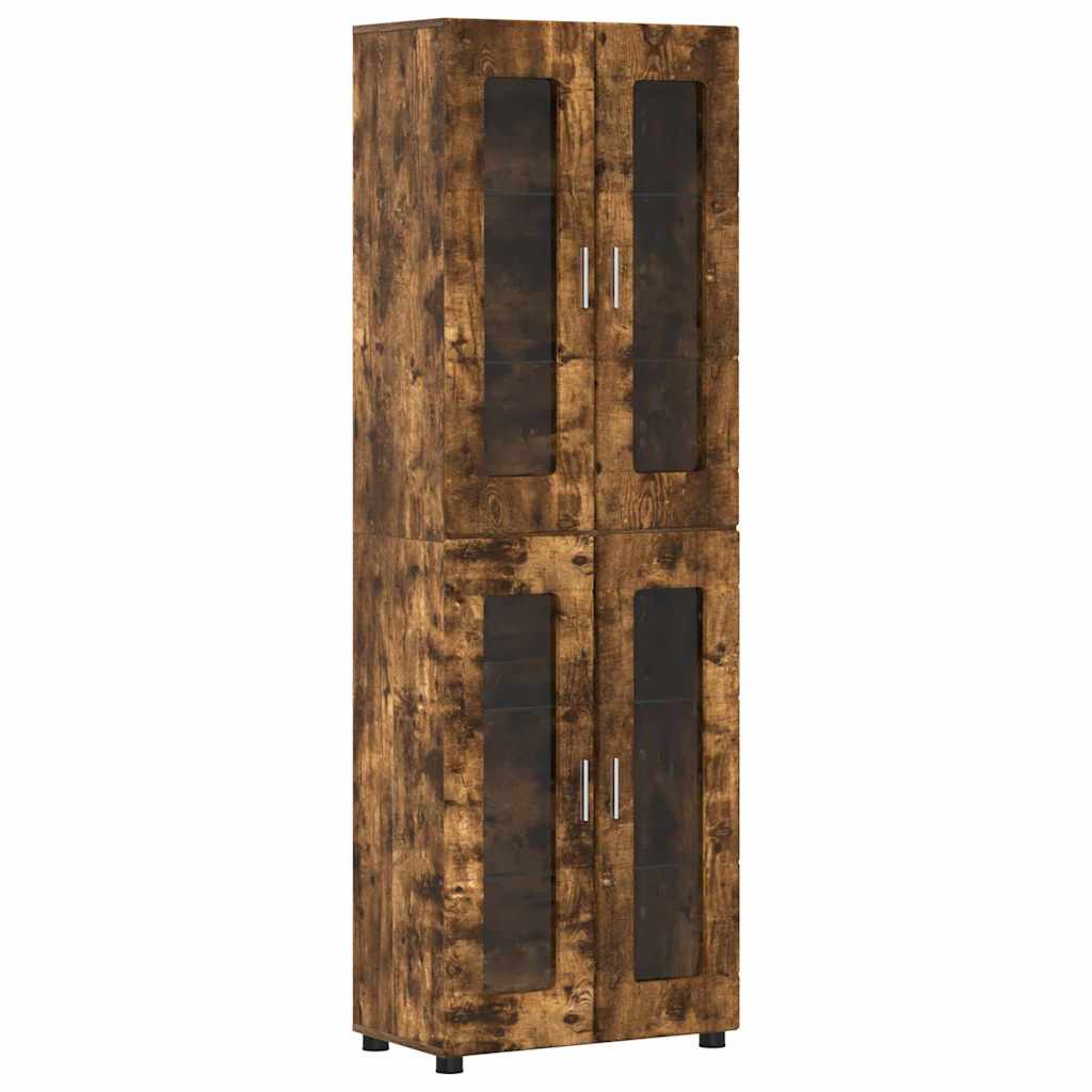 Set mobile TV FLORIN 3 pcs Rovere fumé Legno multistrato | homemem39