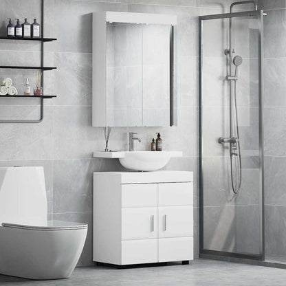 Set di mobili per il bagno TULUM 2 pcs Bianco 60 x 34 x 63 cm | homemem39