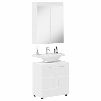 Set di mobili per il bagno TULUM 2 pcs Bianco 60 x 34 x 63 cm | homemem39