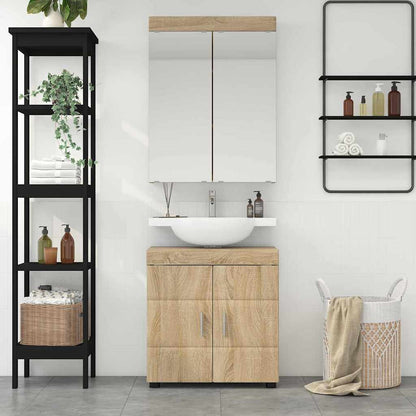 Set di mobili per il bagno TULUM 2 pz Rovere Sonoma