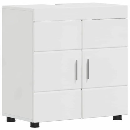 Set di mobili per il bagno TULUM 2 pcs Bianco Lucido | homemem39
