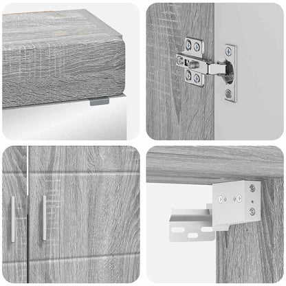 Set di mobili per il bagno TULUM 2 pcs Grigio Sonoma | homemem39