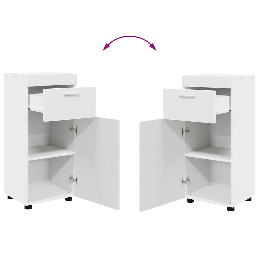 Set di mobili per il bagno TULUM 3 pcs Bianco 60 x 34 x 63 cm | homemem39