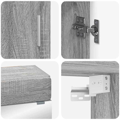 Set di mobili per il bagno con cassetto TULUM Grigio Sonoma | homemem39